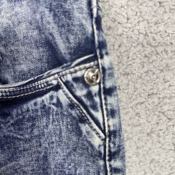 COBB Italy Jeans Mens Size 34 (Fit 32x32) Blue Acid Wash Slim Ultra Narrow Fit - Picture 6 of 16